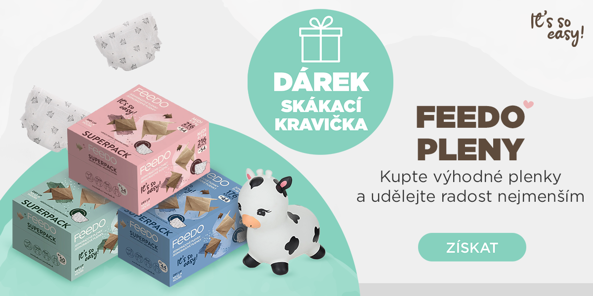 Plenky Feedo se skákací kravičkou ZDARMA | feedo.cz