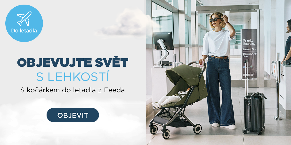 Kočárky do letadla - lehké a skladné pro pohodlné cestování | feedo.cz