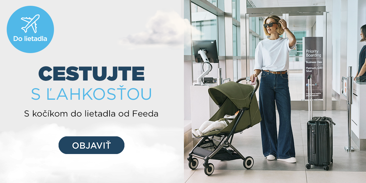 Kočíky do lietadla - ľahké, skladacie pre pohodlné cestovanie | feedo.sk