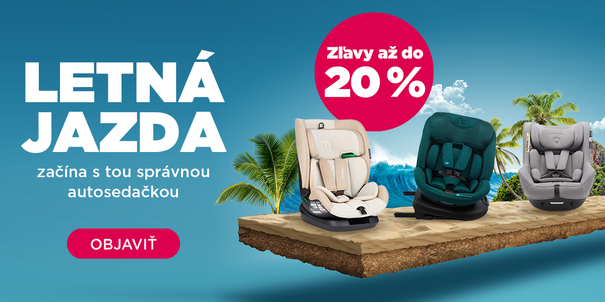 Letná jazda s akčnou autosedačkou | feedo.sk