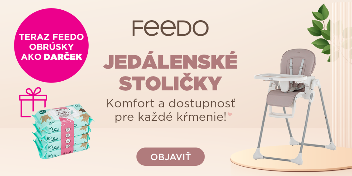 Jedálenské stoličky Feedo | feedo.sk