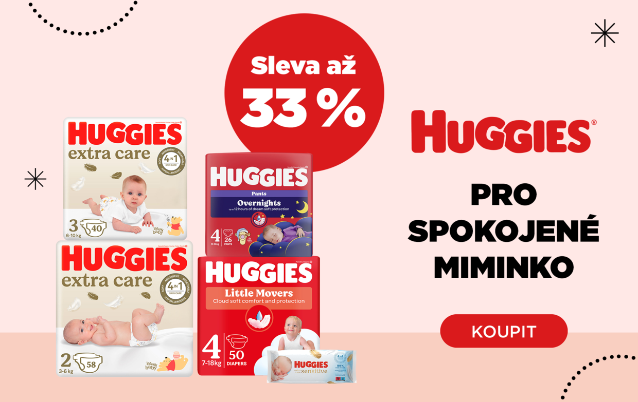 Huggies se slevou | feedo.cz