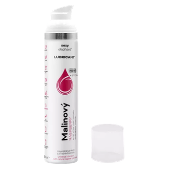 Malinový lubrikační gel Sexy Elephant