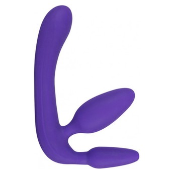 Partnerské dildo Strapless Triple Game