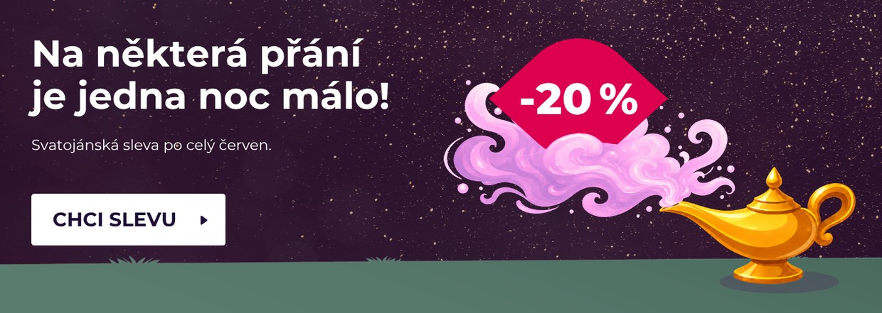 Nejlepší Svatojánská sleva 20&nbsp;% | RůžovýSlon.cz