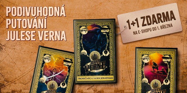 Podivuhodná putování Julese Verna | 1+1&nbsp;ZDARMA | Knihy Dobrovský