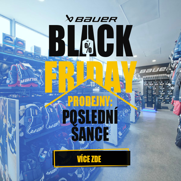 BLACK FRIDAY | Bauer Hockey prodejny a slevy až -40% už jen dnes v sobotu