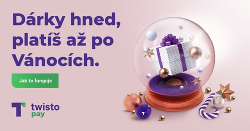 Plať dárky až po Vánocích - TWISTO PAY