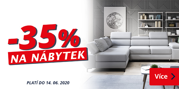 35% a nábytek