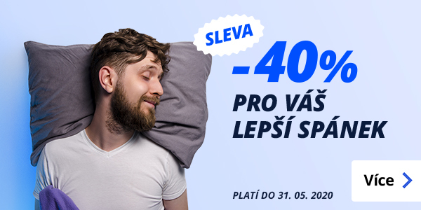 -40% pro váš lepší spánek