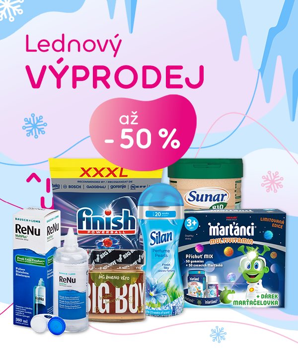 Lednový výprodej – slevy až 50 % | Pilulka.cz