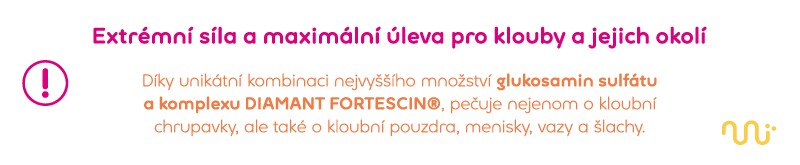 Extrémní síla a maximální úleva pro klouby a jejich okolí	