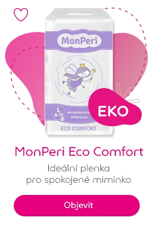 MonPeri Eco Comfort L 8-13 kg EKO Jednorázové dětské plenky 50 ks | Pilulka.cz