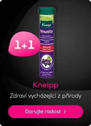 Kneipp Imunita + Vitamín C + Zinek bezinka/ostružina 20 šumivých tablet | Pilulka.cz