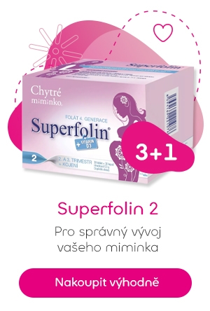 Chytré miminko Superfolin 2 30 tablet + 30 kapslí | Pilulka.cz