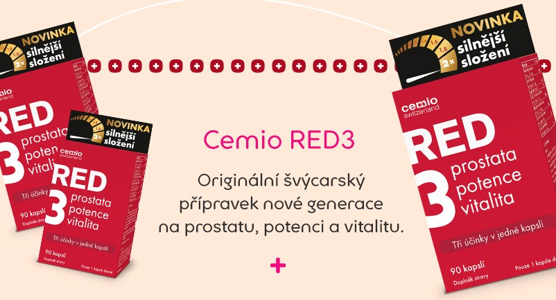 Cemio RED3 90 kapslí 