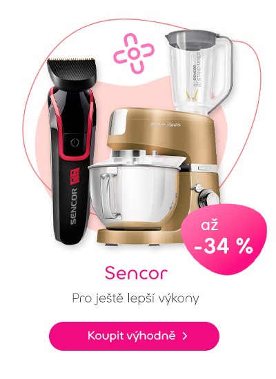 Sencor slevy až 34 %