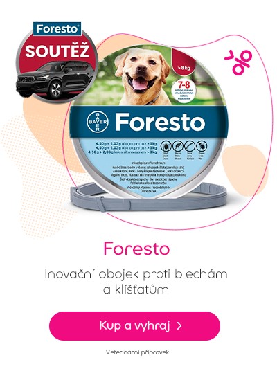 Foresto obojek pro psy nad 8 kg, 70 cm 1 ks soutěž