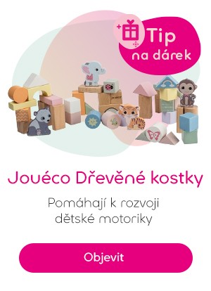 Jouéco Dřevěné kostky v kyblíku 50 ks | Pilulka.cz
