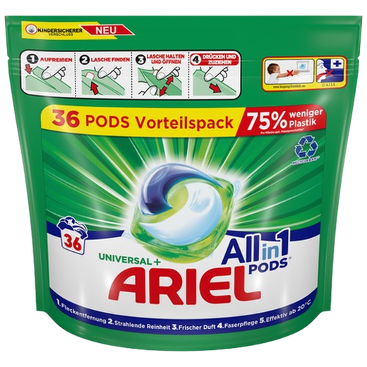 Prací kapsle Universal+, 36 kusů