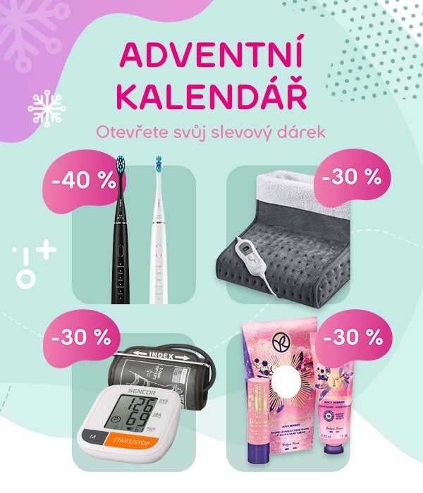 Adventní kalendář se slevami až 40 % | Pilulka.cz