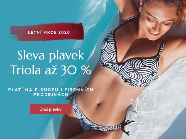 Sleva na plavky Triola kolekce 2020