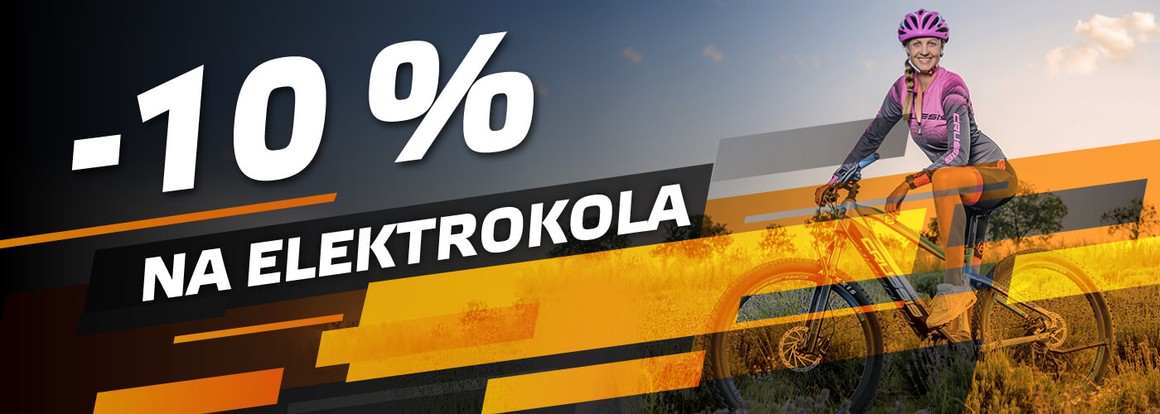 Sleva 10% na elektrokola