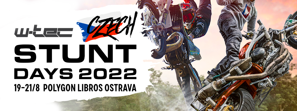 W-tec Czech Stunt Day – Největší soutěž motocyklových kaskadérů na světě