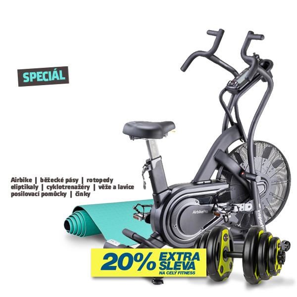 Velké slevy na fitness, kardio a další do vyprodání