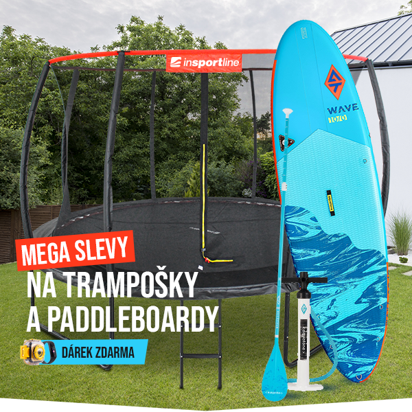 Mega slevy na trampošky a paddleboardy jen do vyprodání