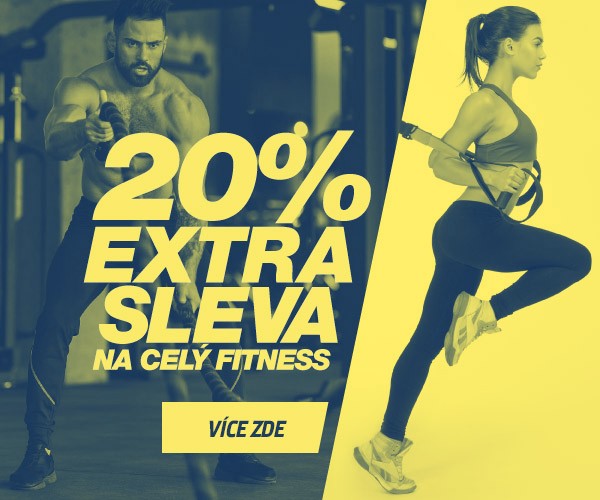 Extra sleva 20% na fitness potřeby a pomůcky, trenažéry a stroje