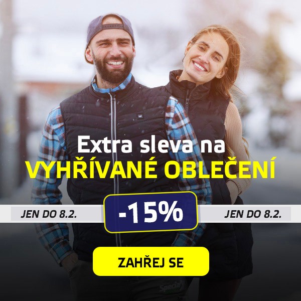 Extra sleva -15% na vyhřívané oblečení od inSPORTline
