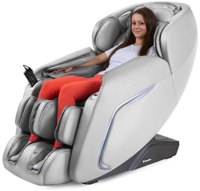 Masážní křeslo inSPORTline Carlita - bílá