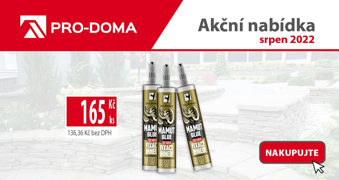 Lepidlo Den Braven MAMUT GLUE bílé – 290 ml | Stavebniny PRO-DOMA | Váš dodavatel stavebních materiálů