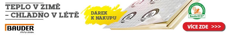 Získejte dárek za nákup izolace Bauder | Stavebniny PRO-DOMA | Váš dodavatel stavebních materiálů