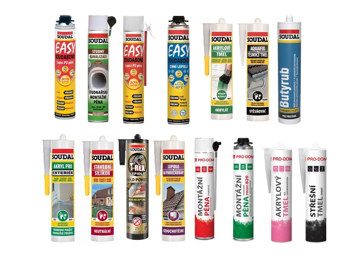 Akční nabídka produktů SOUDAL | Stavebniny PRO-DOMA | Váš dodavatel stavebních materiálů