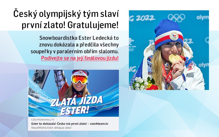 Takhle se zrodilo třetí zlato! Podívejte se na fantastický výkon Ester Ledecké | Český olympijský tým