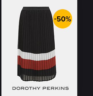 Čierna plisovaná midi sukňa Dorothy Perkins | ZOOT.sk