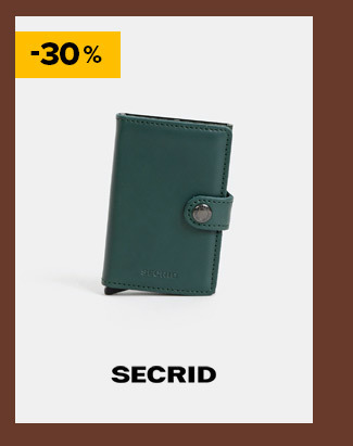 Tmavozelená kožená peňaženka s hliníkovým púzdrom Secrid Miniwallet | ZOOT.sk