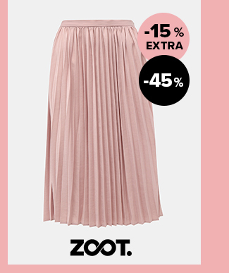 Svetloružová plisovaná sukňa ZOOT Petra | ZOOT.sk