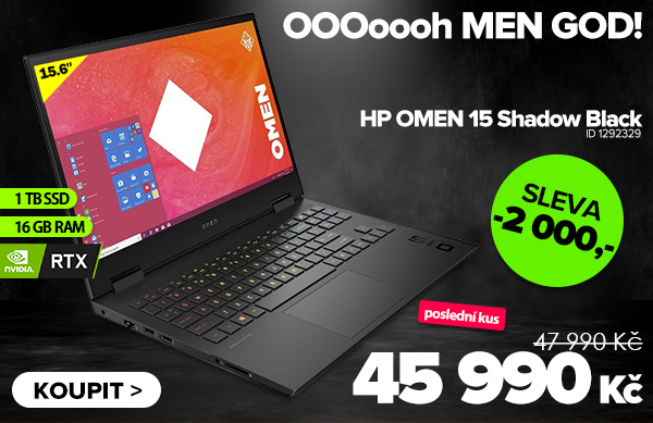 HP OMEN 15-en1000nx Shadow Black za 45 990 Kč - Notebook | GIGACOMPUTER.CZ
